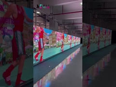 Разборка прозрачного модуля дисплея с светодиодным освещением