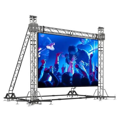 Slim Lightweight Rental Outdoor Led Display 1R1G1B1W SMD1921 Led Screen Напрокат